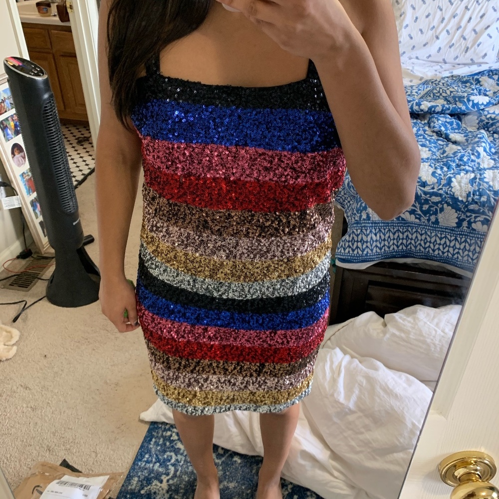 Gap Rainbow Sequin Dress - Picture 6 of 6